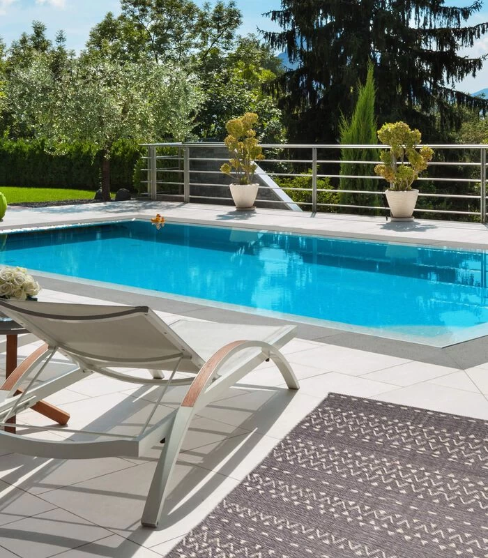 Grijs Kalimba Vloerkleed 5 Grijs Kalimba Vloerkleed - Afbeelding 3