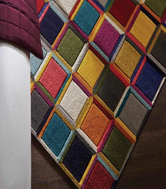 Designer En Kleurrijk Vloerkleed WHIRL 4 Designer En Kleurrijk Vloerkleed WHIRL - Afbeelding 2