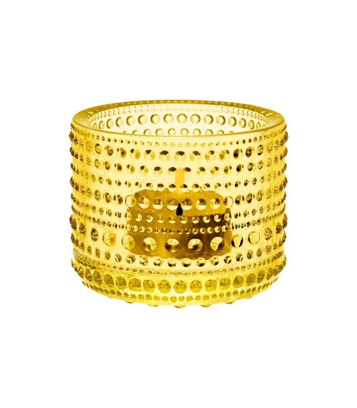 Iittala Kastehelmi Sfeerlicht 64mm Citroengeel 3 Iittala Kastehelmi Sfeerlicht 64mm Citroengeel
