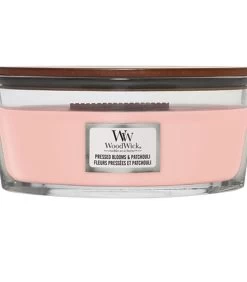 WoodWick Kaars Pressed Blooms & Patchouli Ellipse