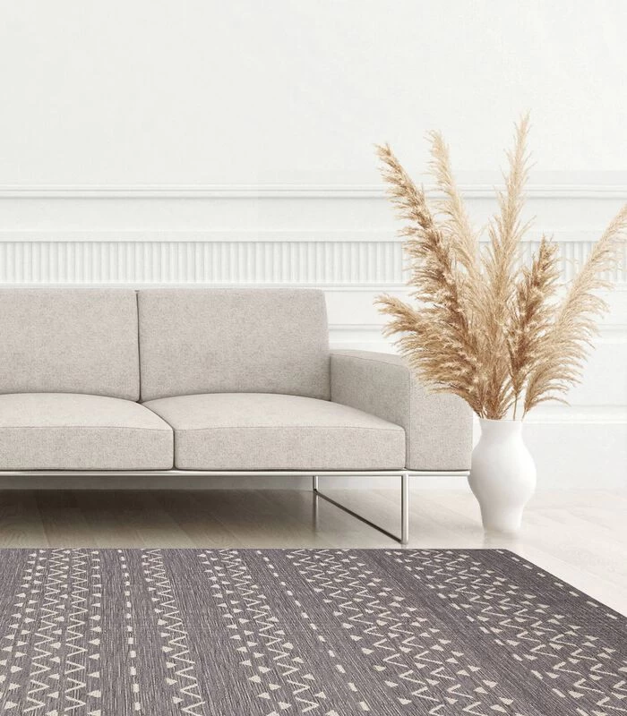 Grijs Kalimba Vloerkleed 4 Grijs Kalimba Vloerkleed - Afbeelding 2