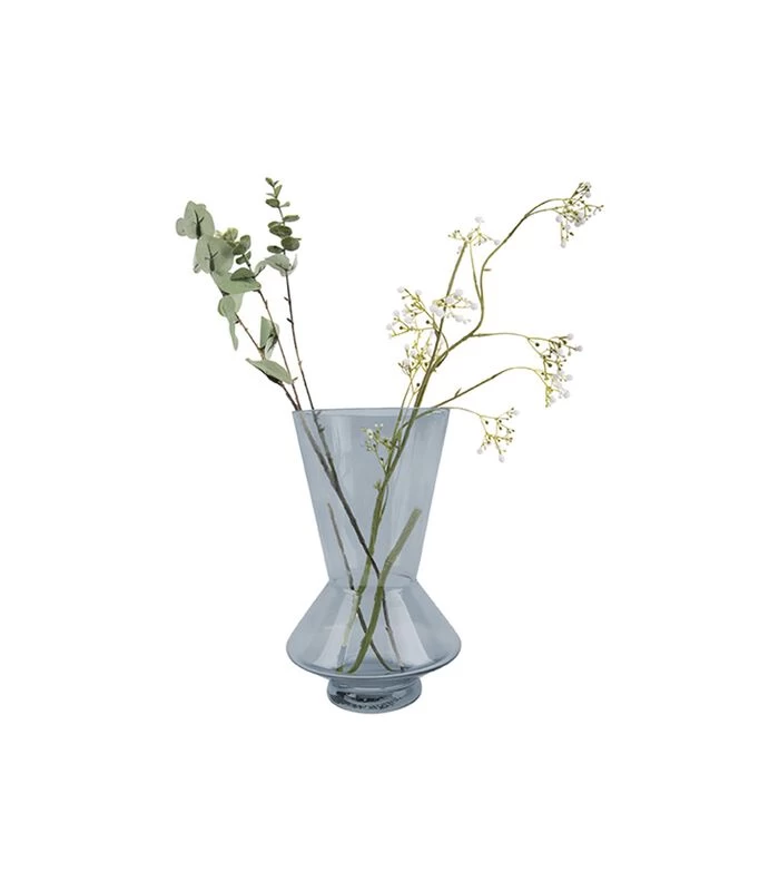 PRESENT TIME Vaas Glow - Glas Donkerblauw - Large - 17x28cm 4 PRESENT TIME Vaas Glow - Glas Donkerblauw - Large - 17x28cm - Afbeelding 2