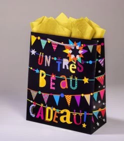 Geschenkentas Fanion L 26 X H 32,5 X P 12,5 Cm