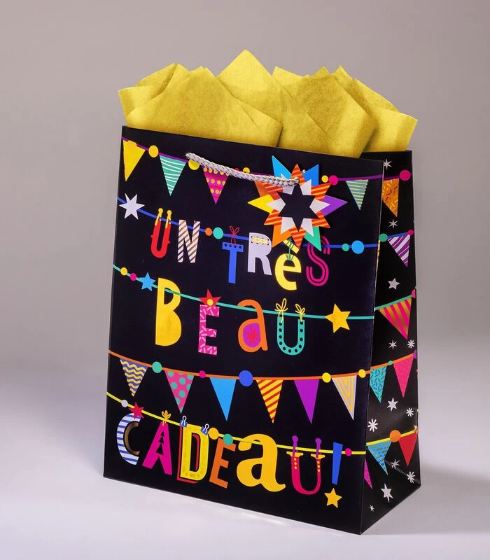 Geschenkentas Fanion L 26 X H 32,5 X P 12,5 Cm 3 Geschenkentas Fanion L 26 X H 32,5 X P 12,5 Cm