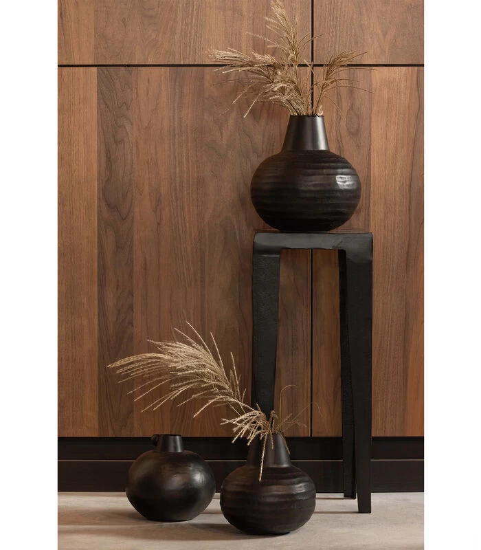 Exclusive Yuri Vaas - Aluminium - Zwart - 24x24x24 4 Exclusive Yuri Vaas - Aluminium - Zwart - 24x24x24 - Afbeelding 2