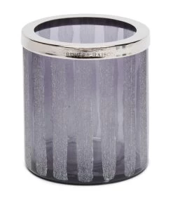 Professionele winkel voor decoratieve artikelen 18 Waxinelichthouder Glas, Theelichthouder Streep - Santa Monica - Paars