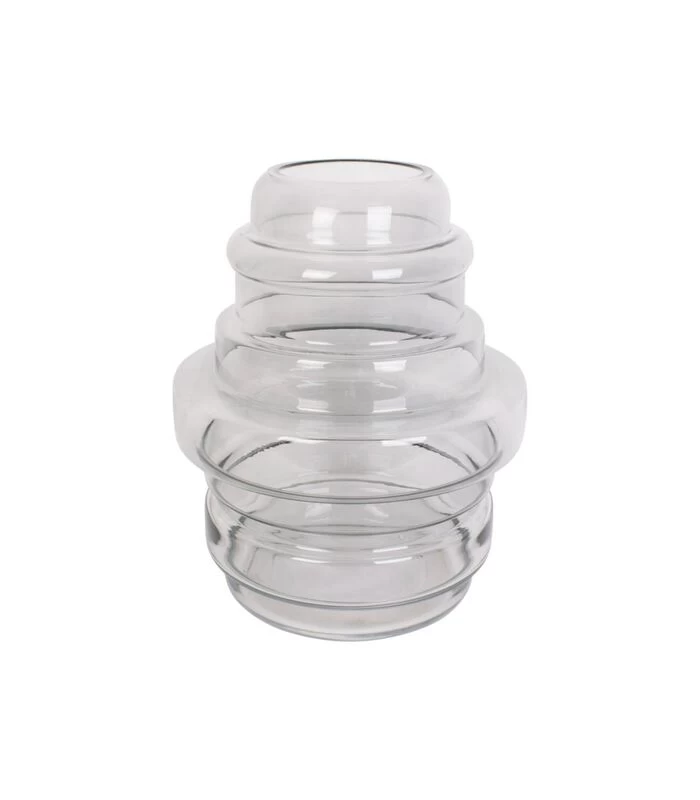 PRESENT TIME Vaas Distinct - Large - Glas Donkergrijs - Ø25x30cm 3 PRESENT TIME Vaas Distinct - Large - Glas Donkergrijs - Ø25x30cm