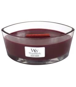 WoodWick Kaars Black Cherry Ellipse