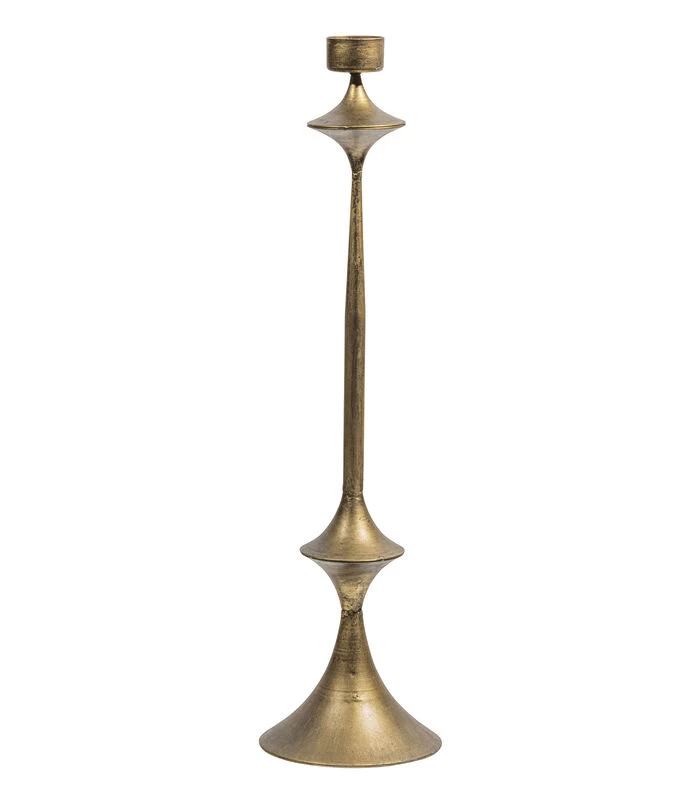 BePureHome Buff Kandelaar - Metaal - Antique Brass - 74x19x19 3 BePureHome Buff Kandelaar - Metaal - Antique Brass - 74x19x19