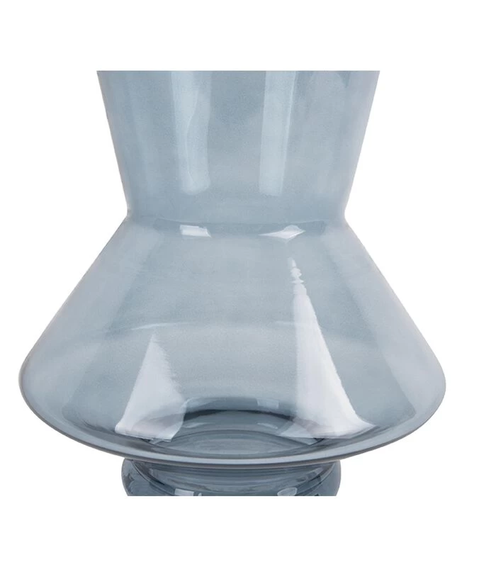 PRESENT TIME Vaas Glow - Glas Donkerblauw - Large - 17x28cm 6 PRESENT TIME Vaas Glow - Glas Donkerblauw - Large - 17x28cm - Afbeelding 4