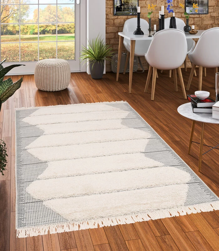 Vloerkleed Voor Binnen En Buiten Shaggy Sylt Trend 4 Vloerkleed Voor Binnen En Buiten Shaggy Sylt Trend - Afbeelding 2