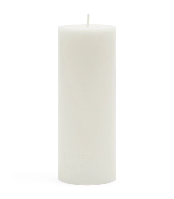 Kaarsen - Pillar Candle ECO Off-white 10x10 - Wit - Set Van 2 Stuks 3 Kaarsen - Pillar Candle ECO Off-white 10x10 - Wit - Set Van 2 Stuks