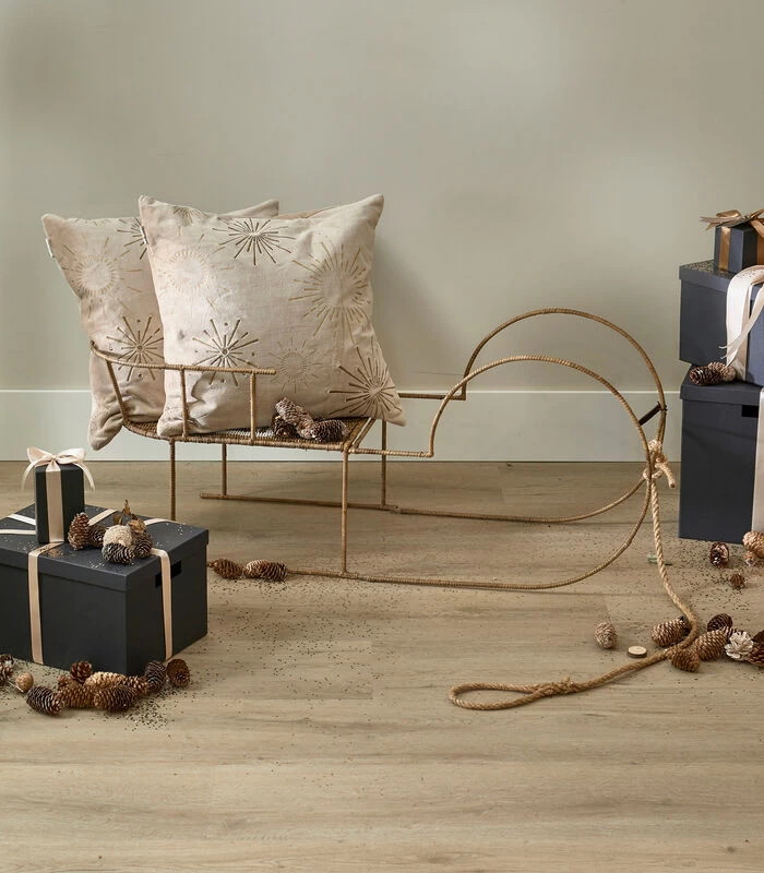 Ornament Rustic Rattan Sled Naturel - Maat XL 4 Ornament Rustic Rattan Sled Naturel - Maat XL - Afbeelding 2