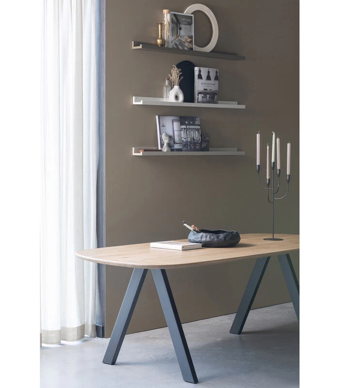 Kent Kandelaar - Metaal - Zwart - 57x26x26 4 Kent Kandelaar - Metaal - Zwart - 57x26x26 - Afbeelding 2