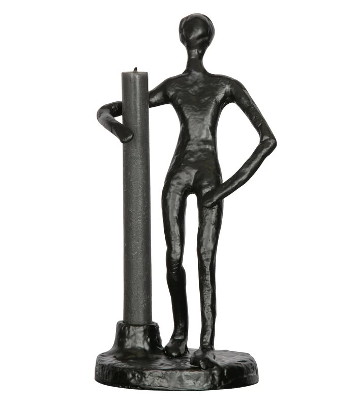 Exclusive Mattie Kaarsenhouder - Metaal - Zwart - 26x13x12 3 Exclusive Mattie Kaarsenhouder - Metaal - Zwart - 26x13x12