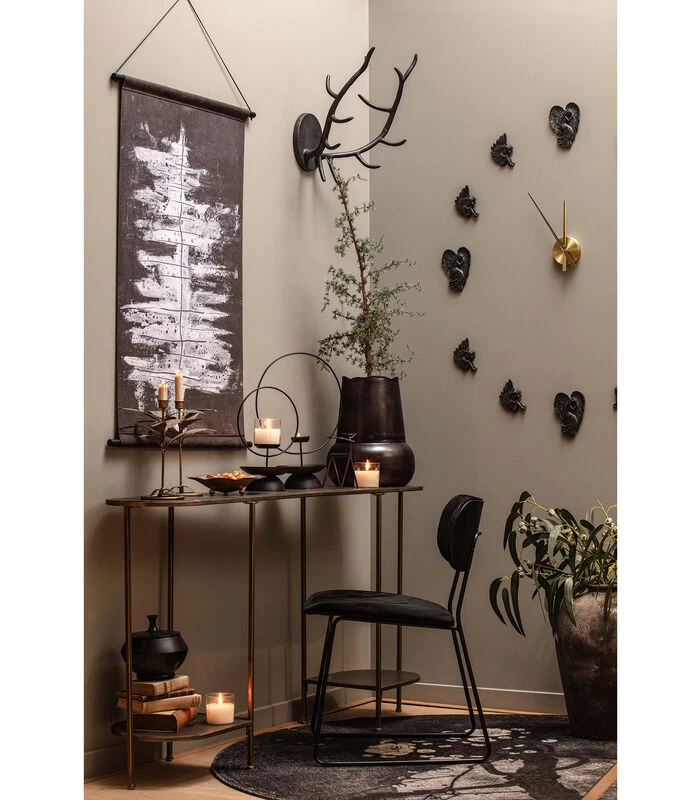 BePureHome Antler Gewei - Metaal - Zwart - 50x34x32 4 BePureHome Antler Gewei - Metaal - Zwart - 50x34x32 - Afbeelding 2