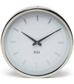 Wandklok, Keukenklok Rond, Zonder Cijfers - Yara - Zilver -