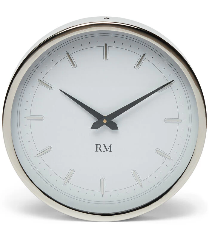 Wandklok, Keukenklok Rond, Zonder Cijfers - Yara - Zilver - 3 Wandklok, Keukenklok Rond, Zonder Cijfers - Yara - Zilver -