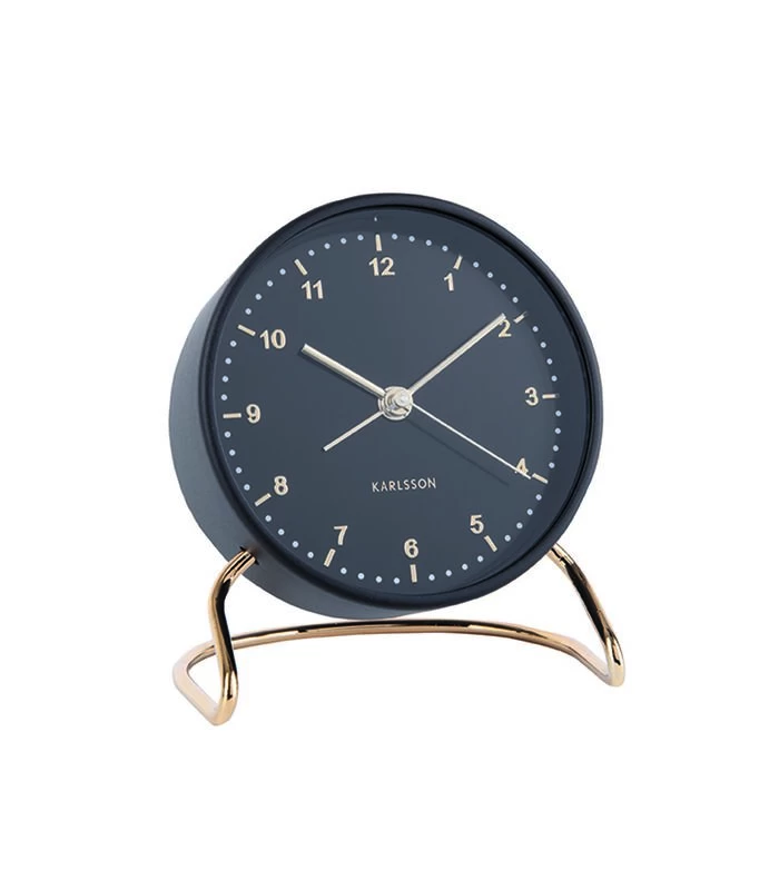 Karlsson Wekker Stylish Numbers - Zwart - Ø9x11cm 3 Karlsson Wekker Stylish Numbers - Zwart - Ø9x11cm