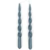 Gedraaide Kaarsen - Swirl Kaarsen - Twisted Candles - Blauw - 2 Stuks - 30 Cm -Professionele winkel voor decoratieve artikelen b93126b023c54fe79b2d56cb1489d7c7