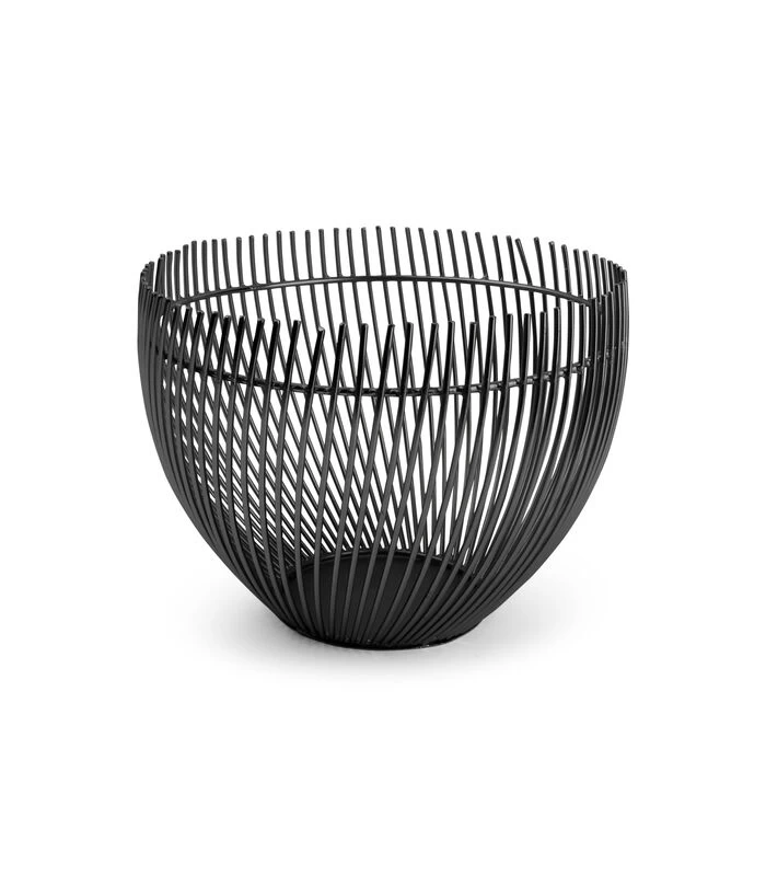 Draadmand 20xH15cm Zwart Twisted Iris 4 Draadmand 20xH15cm Zwart Twisted Iris - Afbeelding 2