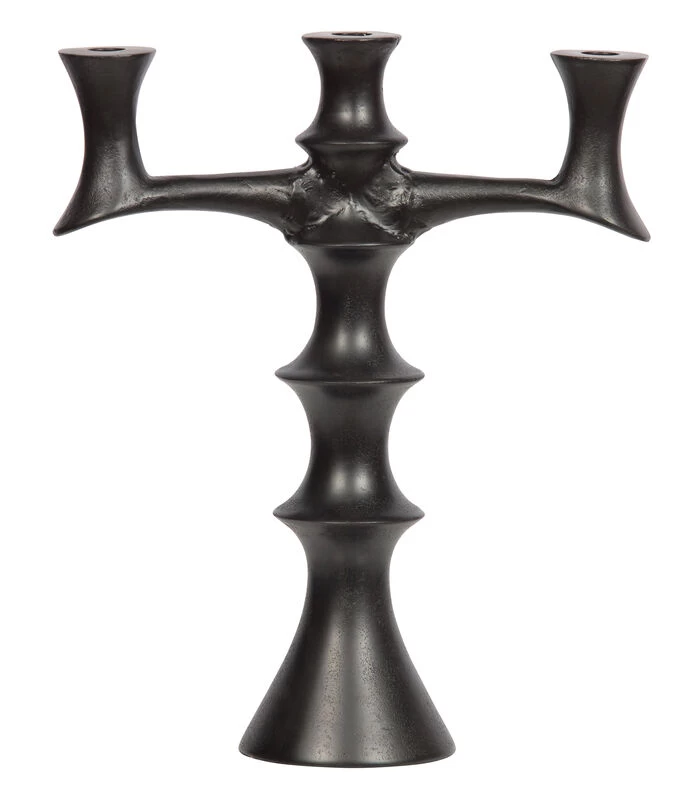 Exclusive Finn Kaarsenstandaard - Metaal - Zwart - 40x34x12 3 Exclusive Finn Kaarsenstandaard - Metaal - Zwart - 40x34x12