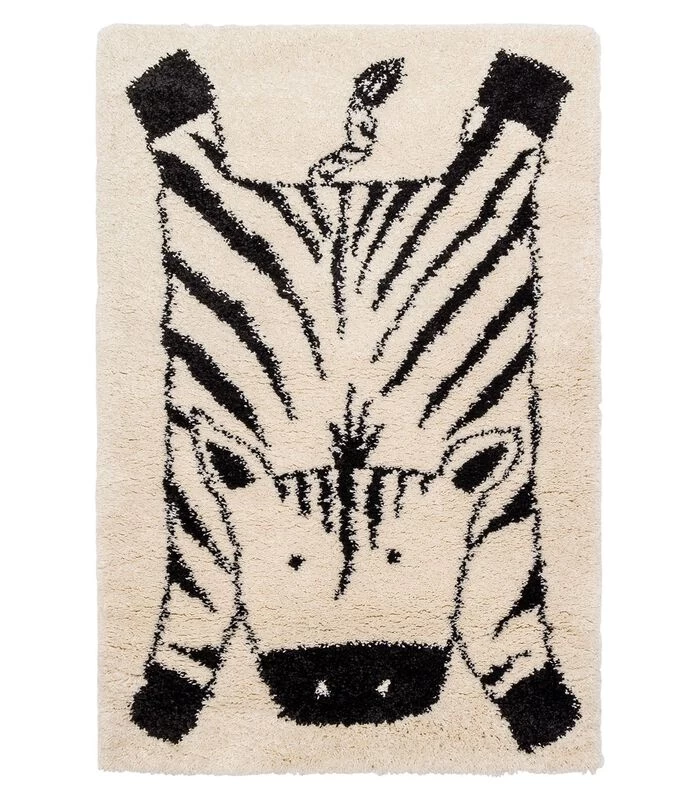 Kindertapijt Shaggy Zebra 3 Kindertapijt Shaggy Zebra