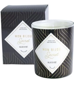 Geurkaars Ceder Met Gouden Messing Oorbellen