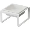 Yamazaki Pet Food Bowl Stand Single - Tower - White 2 Yamazaki Pet Food Bowl Stand Single - Tower - White -Professionele winkel voor decoratieve artikelen c5640bbe71464191bb1422dc0aaefb33