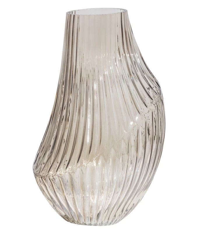 BePureHome Toot Vaas - Glas - Sepia - 35x21x21 3 BePureHome Toot Vaas - Glas - Sepia - 35x21x21