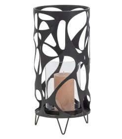 Jago Windlicht - Metaal - Zwart - 40x19x19 9 Jago Windlicht - Metaal - Zwart - 40x19x19 -Professionele winkel voor decoratieve artikelen c763ae4578f44147a4172bf0e4a77c71