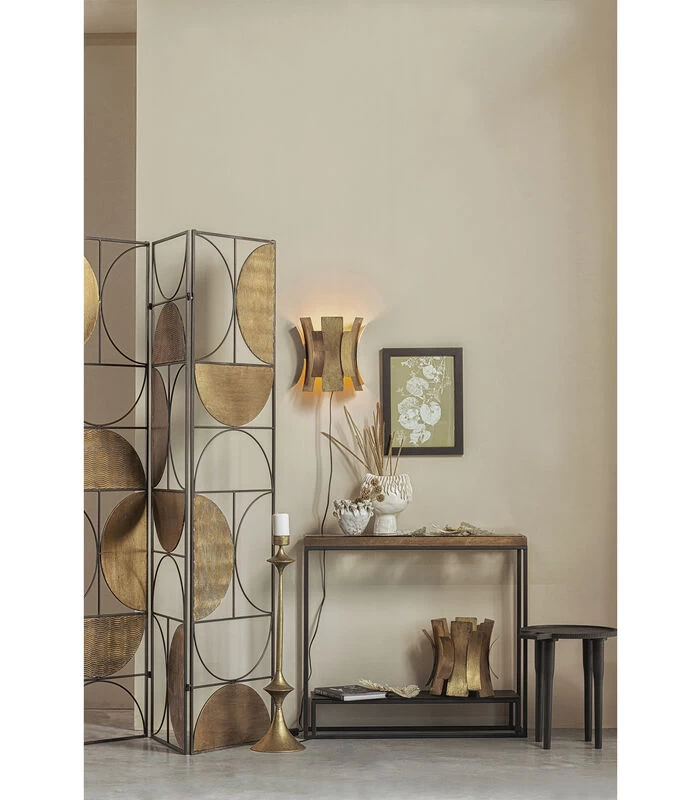 BePureHome Passage Kamerscherm - Metaal - Antique Brass - 180x137x1 5 BePureHome Passage Kamerscherm - Metaal - Antique Brass - 180x137x1 - Afbeelding 3