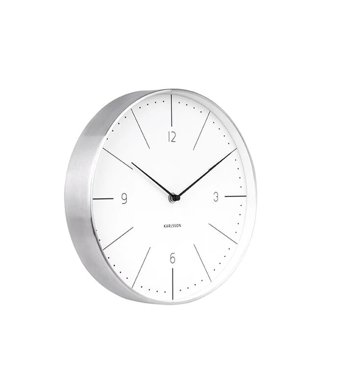 Karlsson Wandklok Normann Numbers - Wit - Ø27,5cm 5 Karlsson Wandklok Normann Numbers - Wit - Ø27,5cm - Afbeelding 3