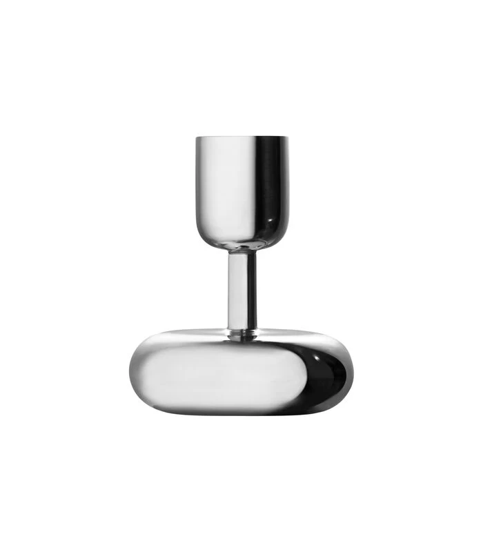Iittala Nappula Kaarsenstandaard 107mm Steel 3 Iittala Nappula Kaarsenstandaard 107mm Steel