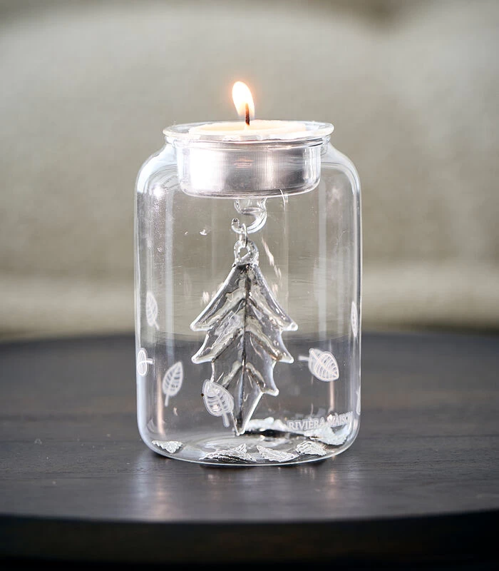 Theelichthouder RM Fall Leave Transparant 4 Theelichthouder RM Fall Leave Transparant - Afbeelding 2