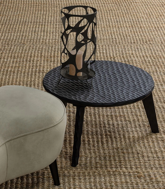 Jago Windlicht - Metaal - Zwart - 40x19x19 5 Jago Windlicht - Metaal - Zwart - 40x19x19 - Afbeelding 3