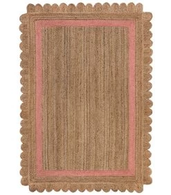 Jute Woonkamertapijt FLOWER JUTE