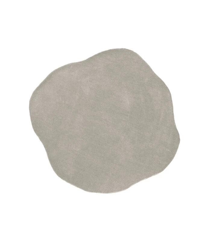 Leitmotiv Vloerkleed Organic Diamond - Lichtgrijs - 145x130cm 3 Leitmotiv Vloerkleed Organic Diamond - Lichtgrijs - 145x130cm