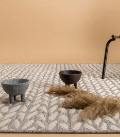 Leaves Vloerkleed Grijs 9 Leaves Vloerkleed Grijs -Professionele winkel voor decoratieve artikelen d701fe3ad18548829c7705c681de7ad0