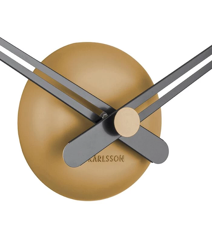 Karlsson Wandklok LBT Sharp - Karamelbruin - Ø77,5cm 5 Karlsson Wandklok LBT Sharp - Karamelbruin - Ø77,5cm - Afbeelding 3