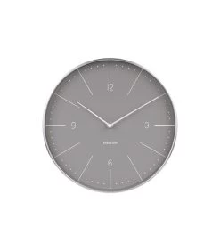 Karlsson Wandklok Normann Numbers - Warm Grijs - Ø27,5cm