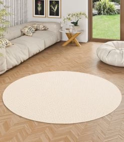 Binnen- En Buitentapijt Vloerkleed Oslo Trend Rond -Professionele winkel voor decoratieve artikelen dcdd0da928b541349447693fdf151672