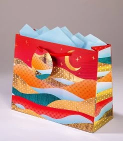 Geschenkentas MoonL 25 X H 20 X P 10 Cmpaysage Abstrait