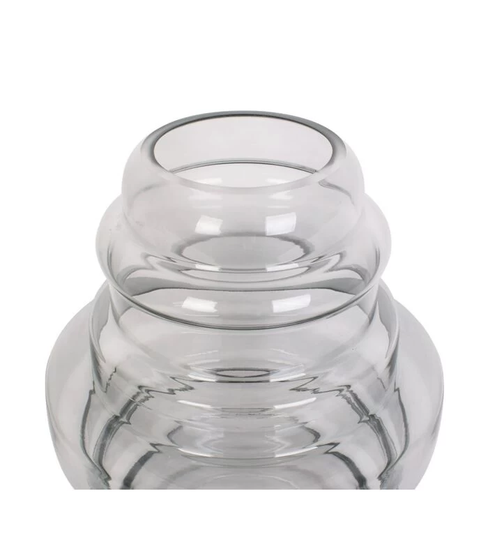 PRESENT TIME Vaas Distinct - Large - Glas Donkergrijs - Ø25x30cm 5 PRESENT TIME Vaas Distinct - Large - Glas Donkergrijs - Ø25x30cm - Afbeelding 3