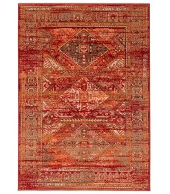 Vloerkleed Designer Pop-Vintage Oosterse Rand