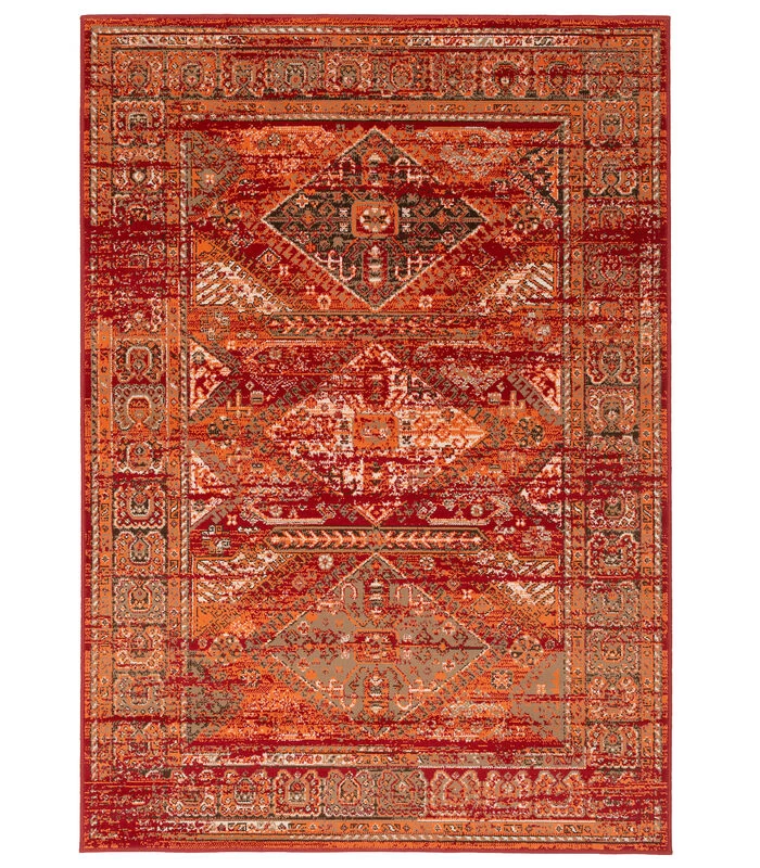 Vloerkleed Designer Pop-Vintage Oosterse Rand 3 Vloerkleed Designer Pop-Vintage Oosterse Rand