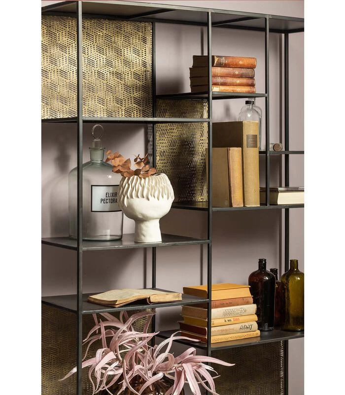 BePureHome Seaweed Vaas - Keramiek - Off White - 22x19x15 5 BePureHome Seaweed Vaas - Keramiek - Off White - 22x19x15 - Afbeelding 3