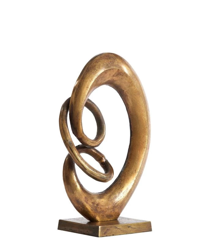 Ornament Eddy - Antiek Brons - 20x20x34cm 4 Ornament Eddy - Antiek Brons - 20x20x34cm - Afbeelding 2