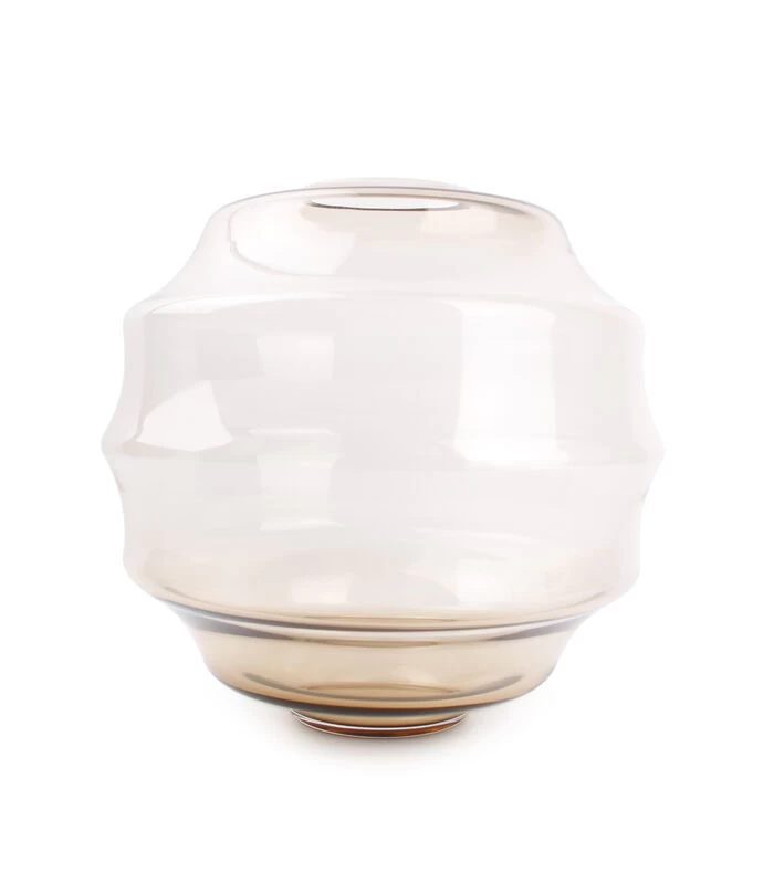 Vaas 28xH26cm Bruin Bloom 4 Vaas 28xH26cm Bruin Bloom - Afbeelding 2