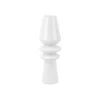 PRESENT TIME Vaas Sparkle Cone - Wit - Ø9cm -Professionele winkel voor decoratieve artikelen e5632701a9b248f790da3ed252007f7b